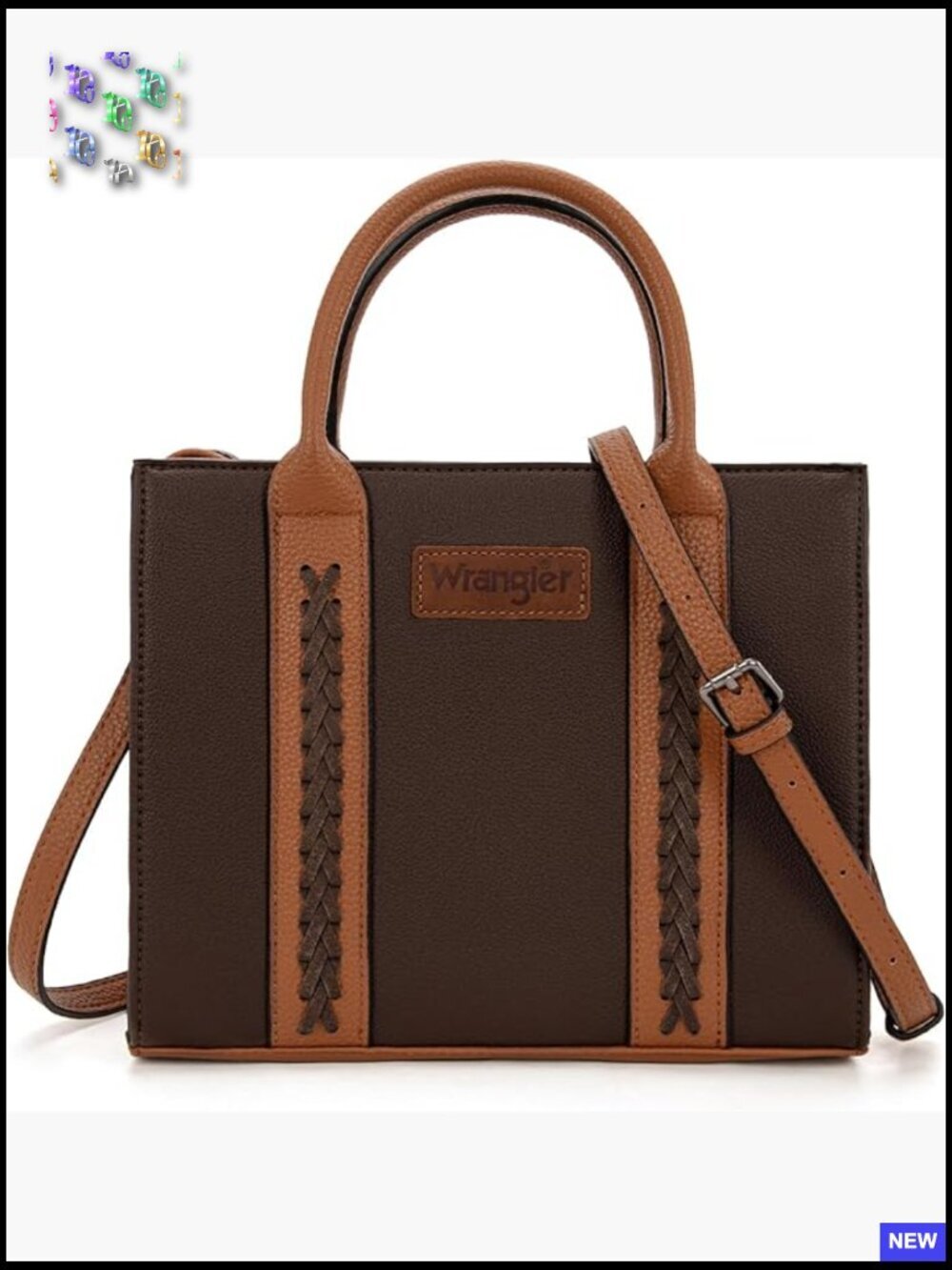Tote Bag with Adjustable Strap Vegan Leather Satchel Handbag